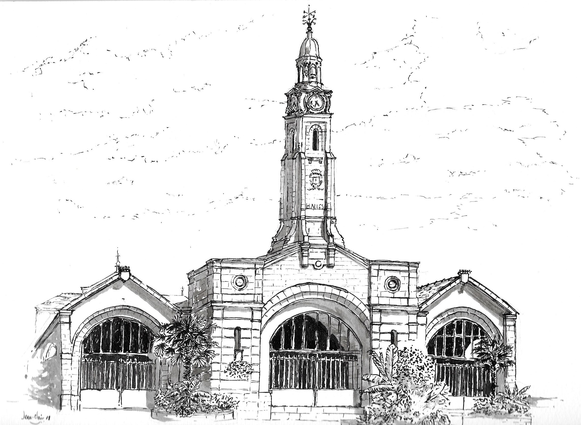 Les halles d'Ancenis